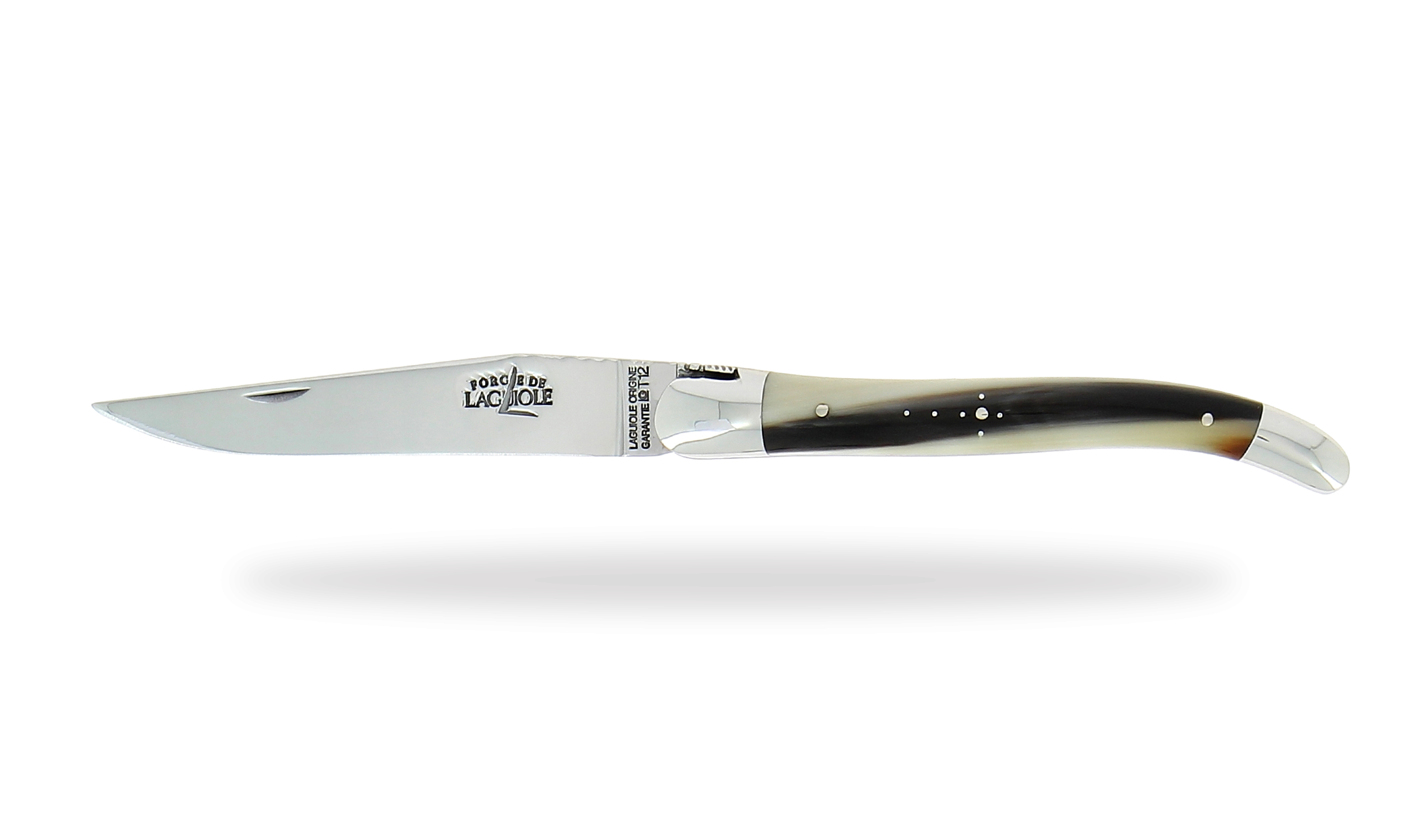 Couteaux de table en genévrier finition brillante - coffret de 2