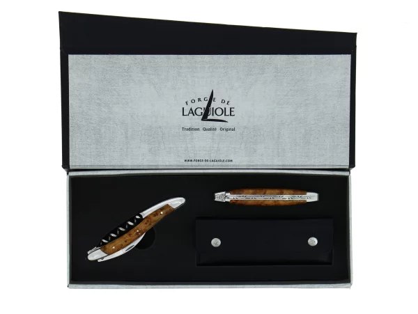 Coffret duo Laguioleen thuya