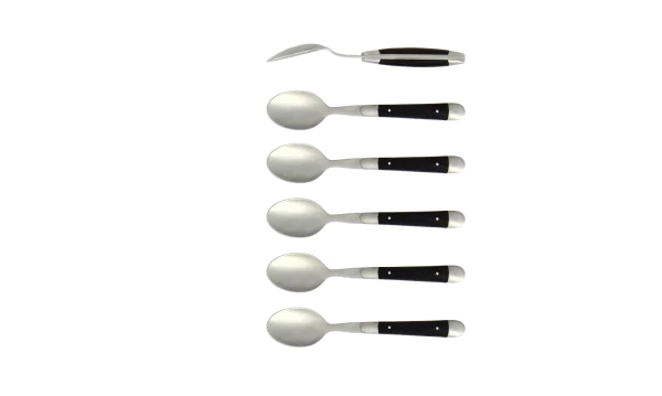 Fourchettes en thuya finition brillante - coffret de 6
