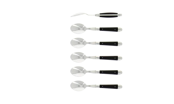 Fourchettes en noyer finition satinée - coffret de 6