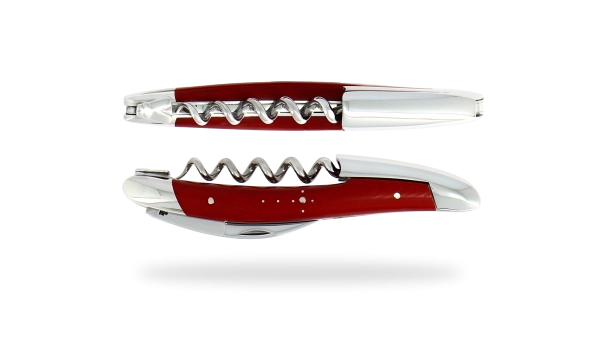Couteau de sommelier en tissu compressé rouge