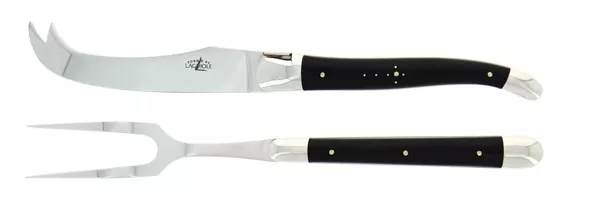 Tradition käseset aus dunklem Horn Finish glanzend