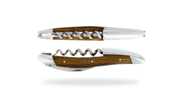 Couteau de sommelier en pistachier finition brillante