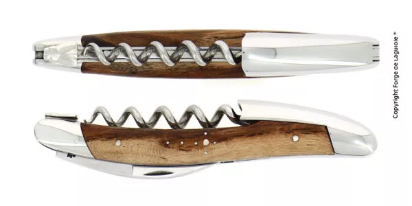 Couteau de sommelier en cep de vigne finition brillante