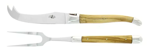 Tradition käseset aus olivenholz Finish glanzend