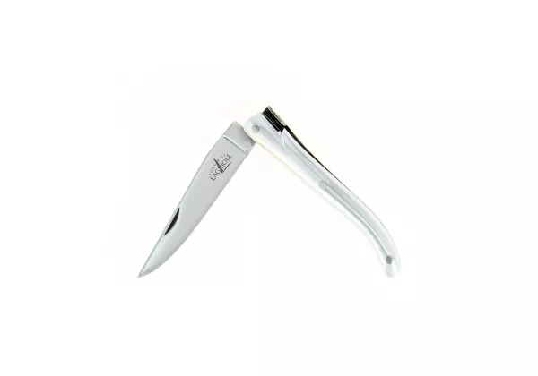 Folding knife, 7 cm, ful handle aluminium and high polished finish