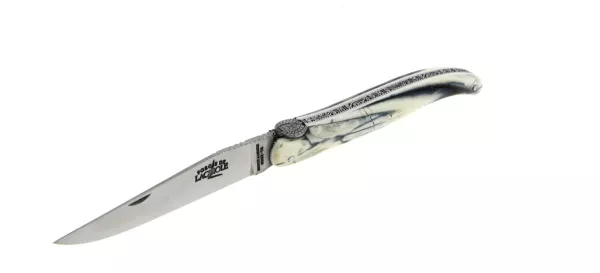 Couteau pliant sur mesure, en pulpe de mammouth