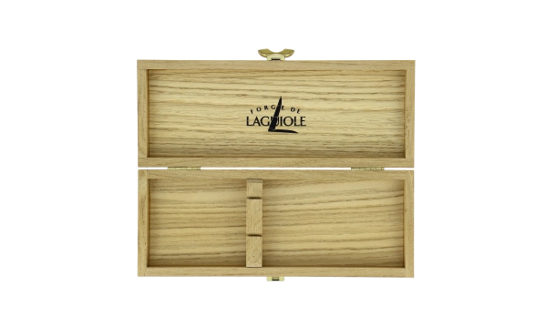 Coffret bois clair pour 2 couteaux