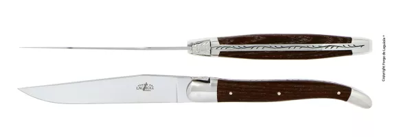 Tafelmesser, Finish matt mit Griff aus Eschenholz, 2er Set