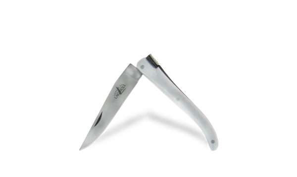 Couteau Laguiole 7cm - Aluminium satiné