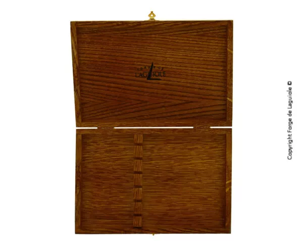 Coffret bois foncé pour 6 couteaux