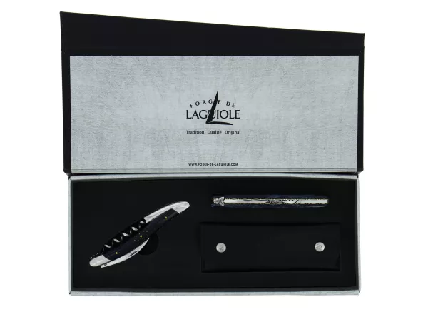Black camel bone duo box set