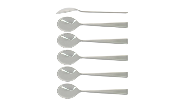 Cuillères à soupe Gamme Elégance brillantes, coffret de 6