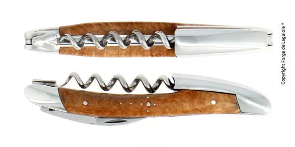 Couteau de sommelier en bruyère finition brillante