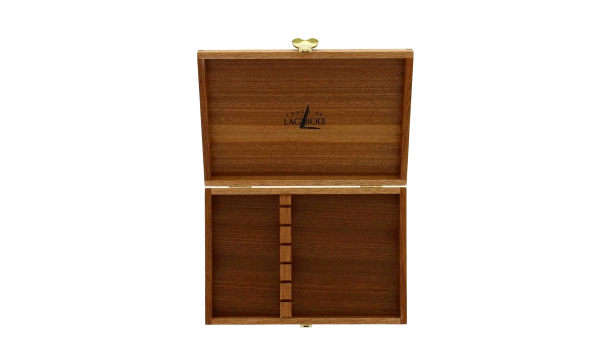 Coffret bois foncé pour 6 couteaux
