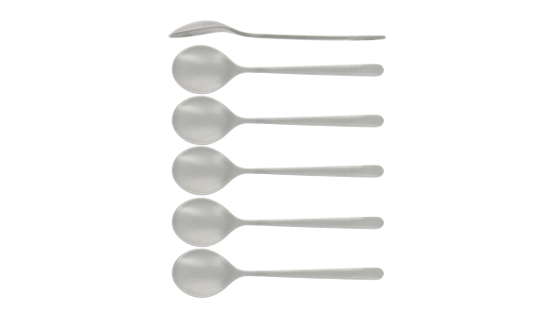 Cuillères à soupe Gamme Essentielle satinée, coffret de 6