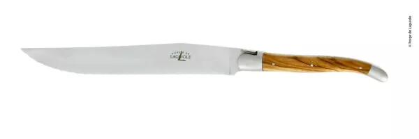 Brotmesser Finish matt mit Griff aus Olivenholz