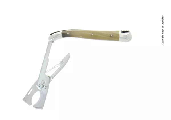 Zigarrenschneider in hellem Horn, Finish glänzend