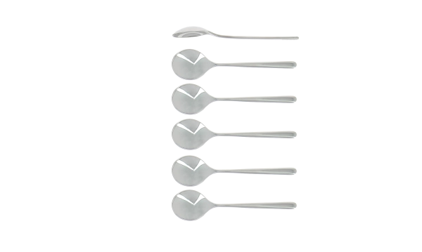 Cuillères à café Gamme Essentielle brillantes, coffret de 6