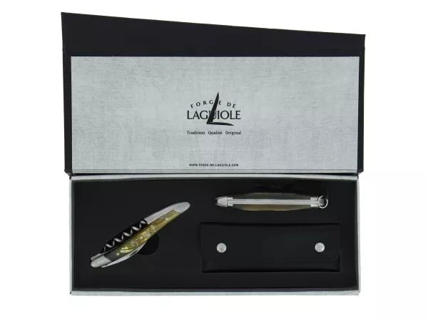 Coffret Duo Corne de vache aubrac