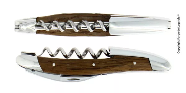 Couteau de sommelier en écorce de chêne subfossile finition brillante