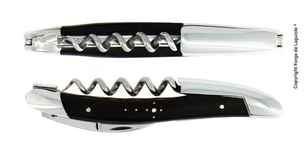 Couteau de sommelier en ébène finition brillante